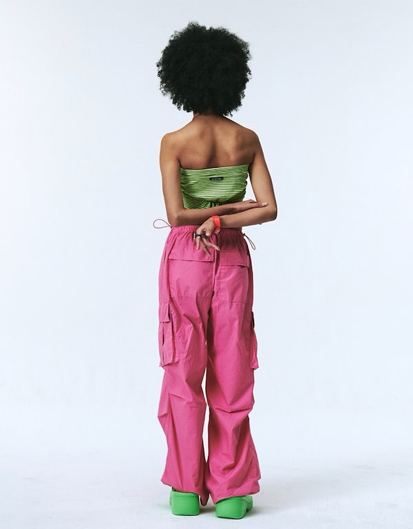 ル・セラフィム着用○ASIF CALIE○PARACHUTE CARGO PANTS 大人気