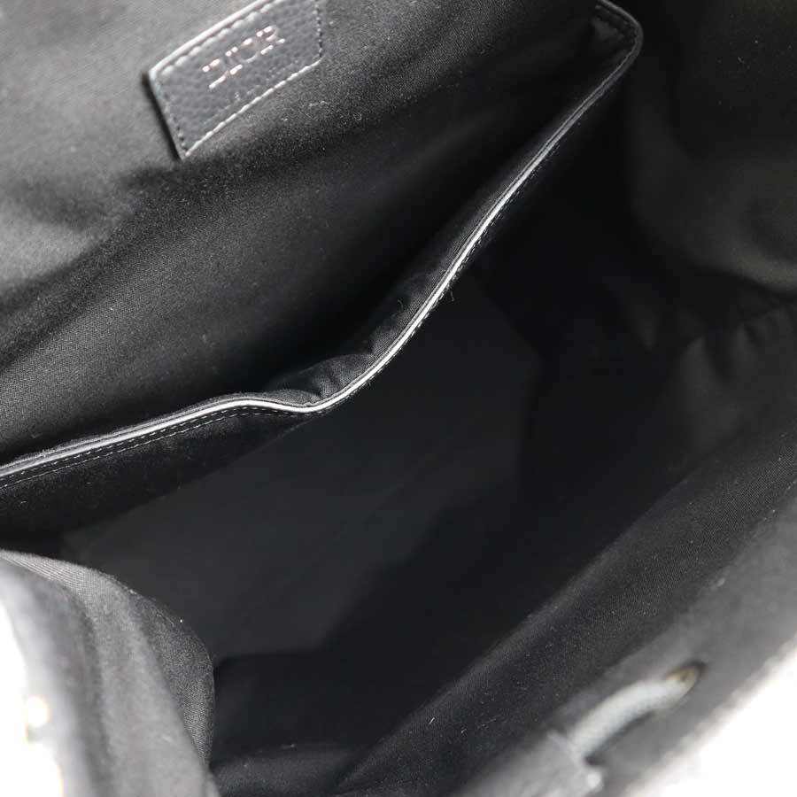 クリスチャンディオール Christian Dior リュック オブリーク サドル キャンバス/レザー ネイビー メンズ 90171k クリスチャンディオール Christian Dior リュック オブリーク サドル キャンバス/レザー ネイビー メンズ 90171k