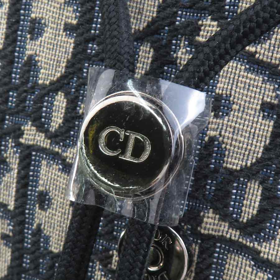 クリスチャンディオール Christian Dior リュック オブリーク サドル キャンバス/レザー ネイビー メンズ 90171k クリスチャンディオール Christian Dior リュック オブリーク サドル キャンバス/レザー ネイビー メンズ 90171k