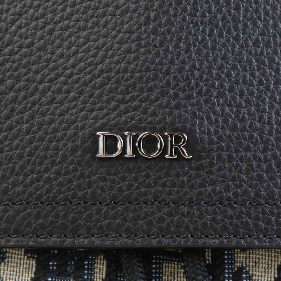 クリスチャンディオール Christian Dior リュック オブリーク サドル キャンバス/レザー ネイビー メンズ 90171k クリスチャンディオール Christian Dior リュック オブリーク サドル キャンバス/レザー ネイビー メンズ 90171k