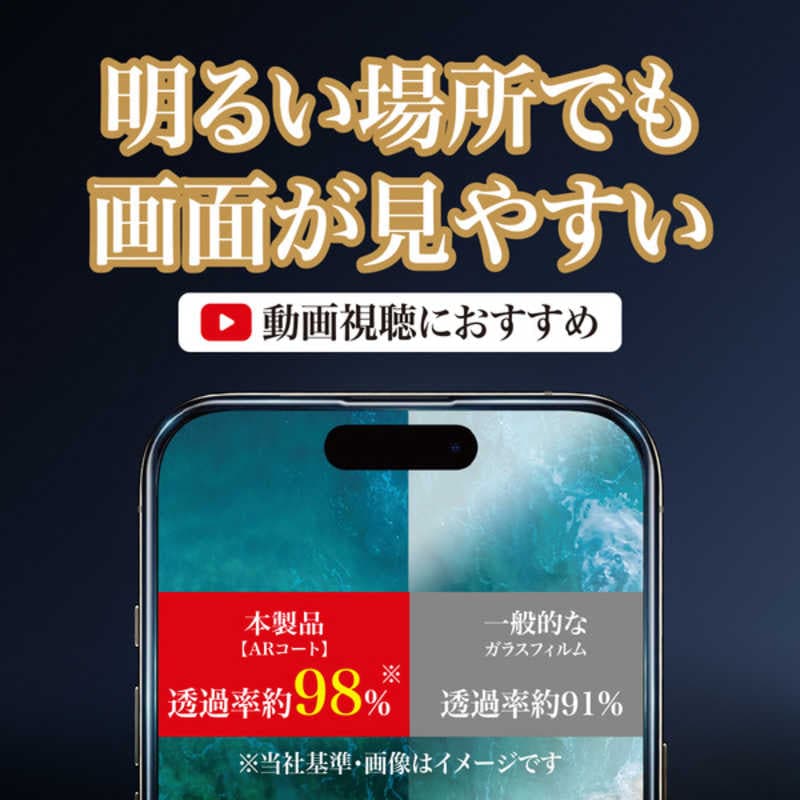 NIMASO iPhone 16 ProMax 6.9inch ガラスフィルム 超透明 反射低減 ARコート 初回ロット限定レンズフィルム付き 完全保護 バリ楽 NI-G2-16DAR3-PR NIMASO iPhone 16 ProMax 6.9inch ガラスフィルム 超透明 反射低減 ARコート 初回ロット限定レンズフィルム付き 完全保護 バリ楽 NI-G2-16DAR3-PR