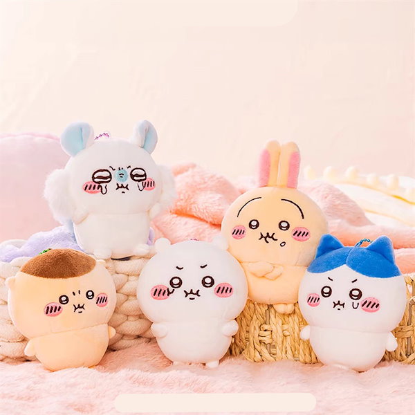 ちいかわ　ぬいぐるみ＆ぬいぐるみキーホルダー Qoo10] 【本日限定】ちいかわ シリーズ ぬいぐる