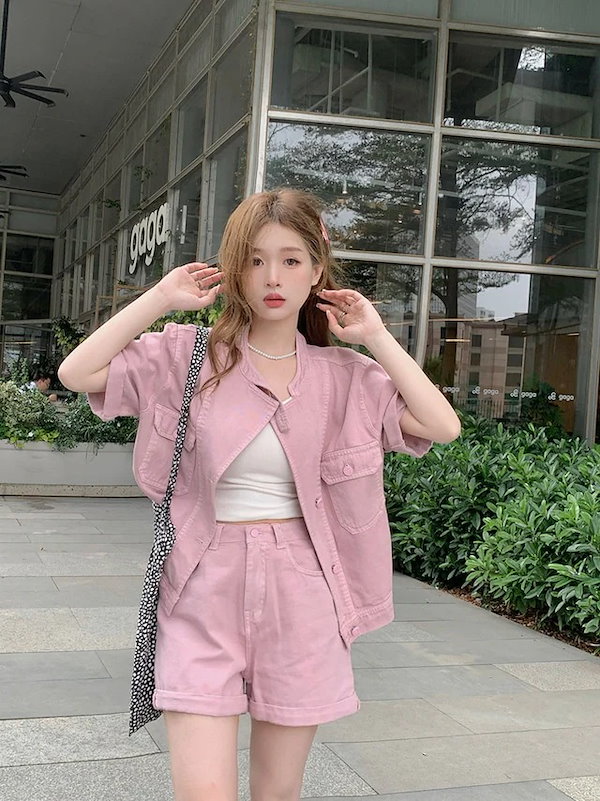 Qoo10] セットアップ レディース 2点セット 上