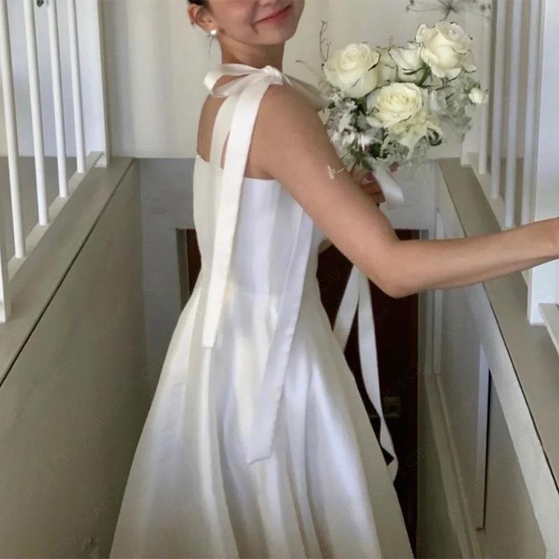 2024新作 パーティードレス 高級感 気質 ワンピース 花嫁ロングドレス 結婚式ワンピース 結婚式 ドレス ウェディングドレス 白 ロングドレス 韓国ファッション74-27