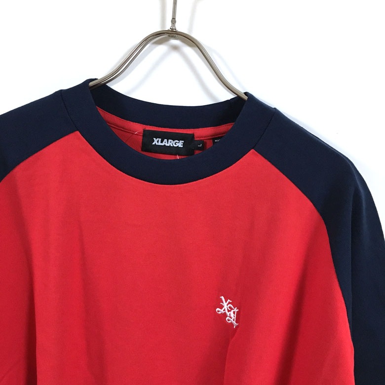 XLARGE エクストララージ OLD ENGLISH RAGLAN TEE 半袖 Tシャツ メンズ 送料無料 XLARGE エクストララージ OLD ENGLISH RAGLAN TEE 半袖 Tシャツ メンズ 送料無料
