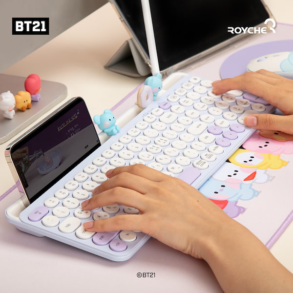 限定セール！ キーボード BT21☆ワイヤレスキーボード＆マウス ...