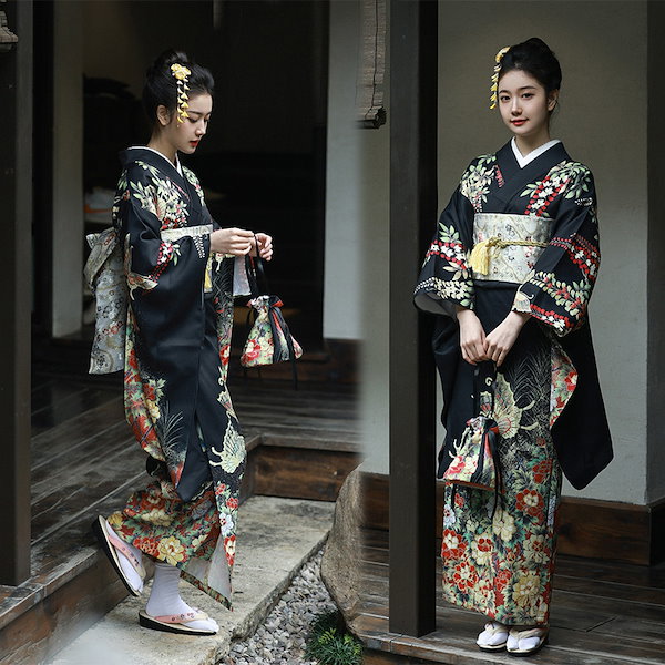 THE 101 STYLES FOR LADIES INJAPAN秘湯女日本着物 Tokyo, 1900s • Woman Touching Hairpin | OLD PHOTOS of JAPAN