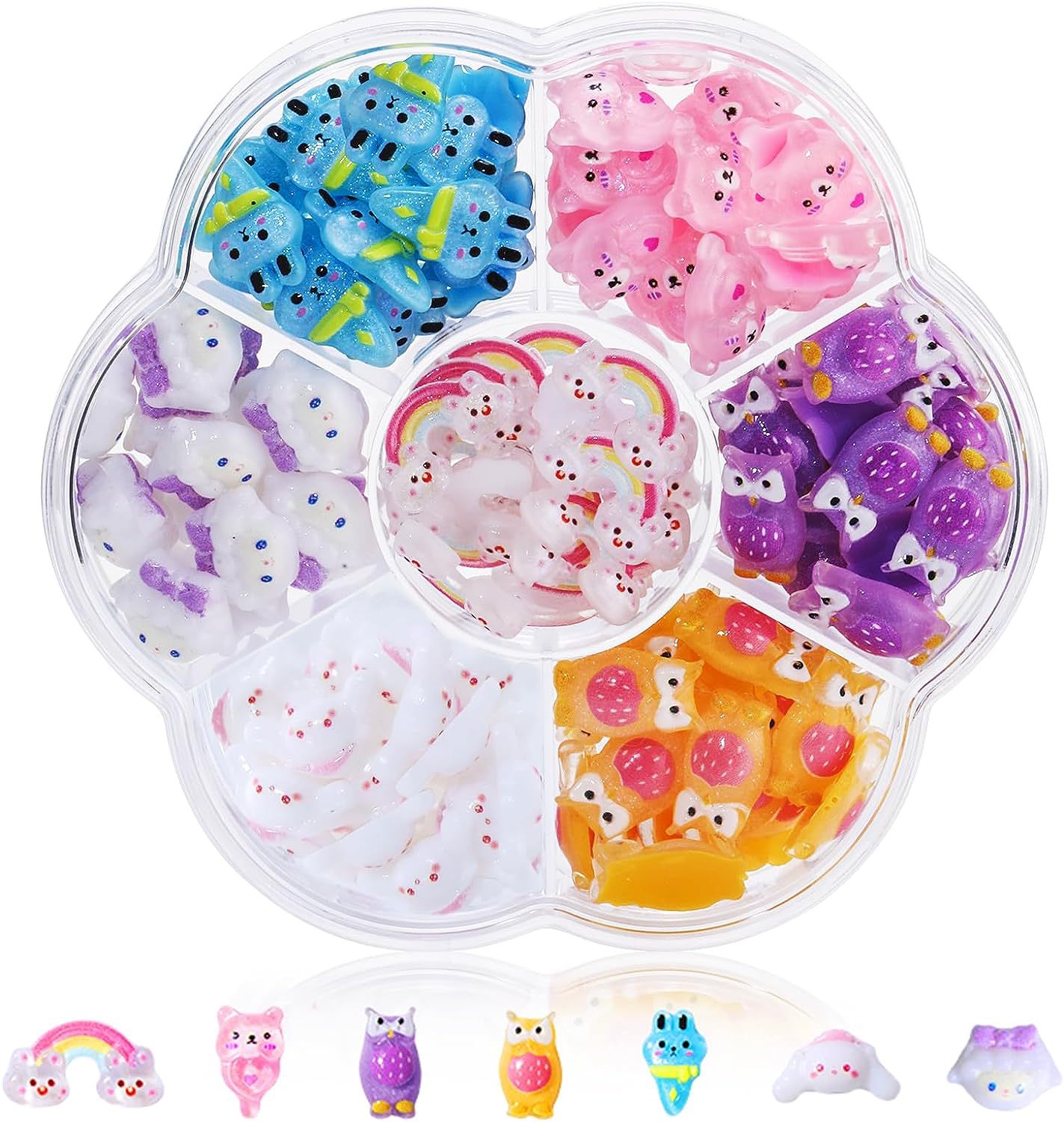 【2個買うと1個無料】サンリオLucky bag【急速出荷】サンリオ約70粒入り ハローキティ かわいい ジェルネイル ネイルシール ネイルチップ ネイルパーツネイルアート漫画ボックスの装飾 り/大き