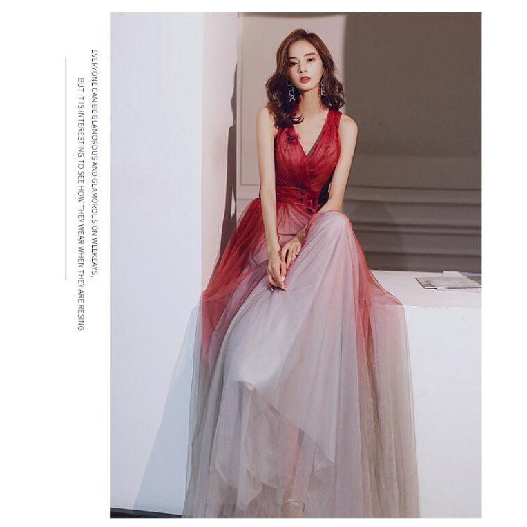 パーティードレス 結婚式 Vネック ワンピース ウエディングドレス ロングドレス コーラス衣装 結婚式 二次会 舞台衣装 披露宴 演奏会 忘年会