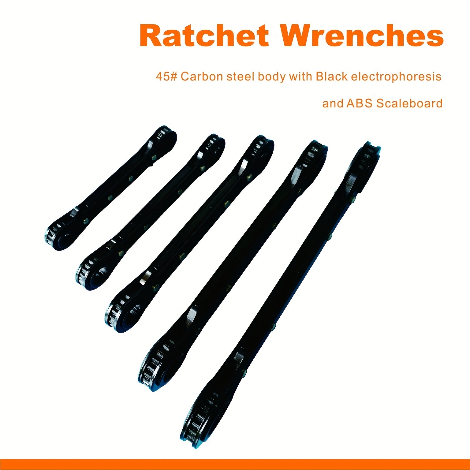 5本組ラチェットレンチ クイックレンチ 自動車修理ツール 手動ツールセット 両頭ラチェット 5本組ラチェットレンチ クイックレンチ 自動車修理ツール 手動ツールセット 両頭ラチェット