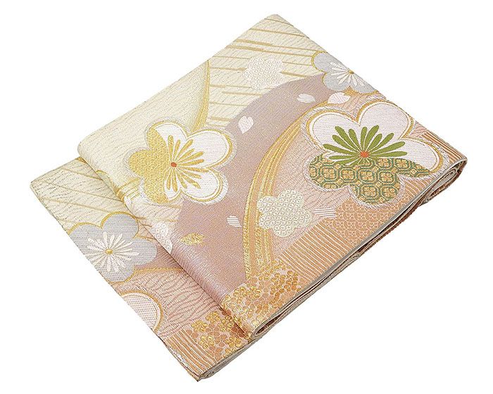 袋帯 交織 吉祥 梅 振袖用 リサイクル 中古 フォーマル 礼装用 パーティー 着物 g4167 袋帯 交織 吉祥 梅 振袖用 リサイクル 中古 フォーマル 礼装用 パーティー 着物 g4167