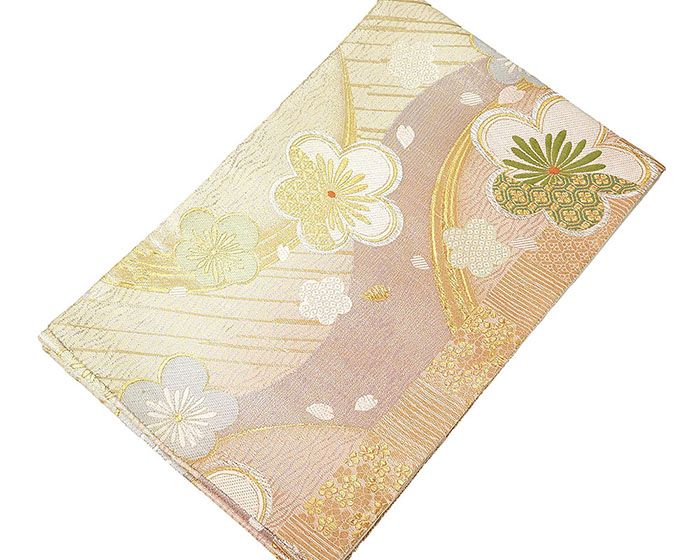 袋帯 交織 吉祥 梅 振袖用 リサイクル 中古 フォーマル 礼装用 パーティー 着物 g4167 袋帯 交織 吉祥 梅 振袖用 リサイクル 中古 フォーマル 礼装用 パーティー 着物 g4167