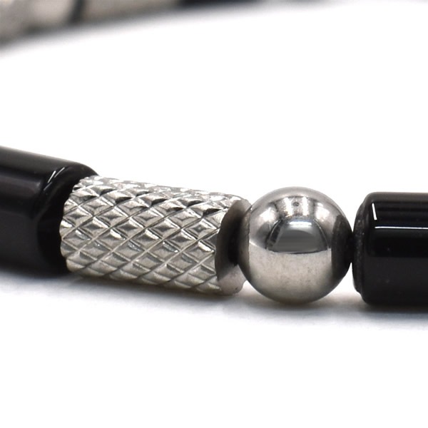 ブレスレット DX1311040 BRACERET アクセサリー メンズ レディース シルバー ブラック ブレスレット DX1311040 BRACERET アクセサリー メンズ レディース シルバー ブラック