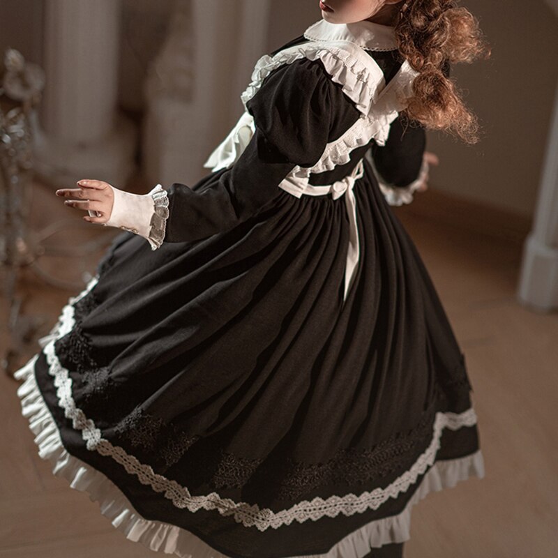 コスチューム ロリータ ワンピース コスプレ メイド服 パフスリーブ 宮廷 ゴシック ドレス ロリータワンピース スーツ ハロウィン 2023年新作入荷コスプレ