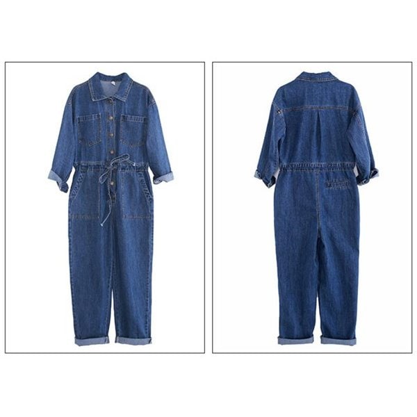 Qoo10] つなぎ おしゃれ ツナギ デニムパンツ