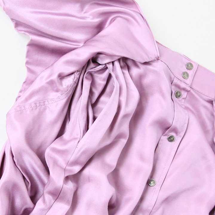 膝丈スカート レディース O-SUZ オーバルDメタルロゴ シルク混サテン die-l-s-f8-35h 膝丈スカート レディース O-SUZ オーバルDメタルロゴ シルク混サテン die-l-s-f8-35h