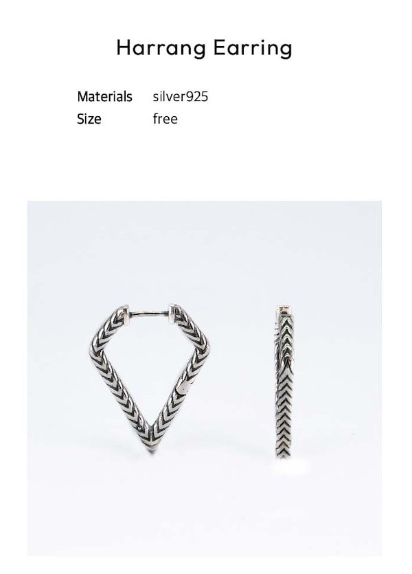 Qoo10] HARANG [BTS ジミン着用］HR268E ピア