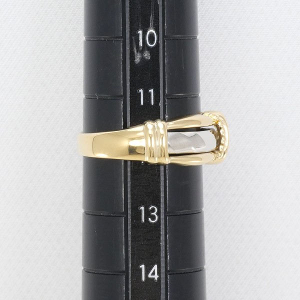 PT900 プラチナ K18YG リング 指輪 12号 ダイヤ 総重量約3.6g ジュエリー 中古 PT900 プラチナ K18YG リング 指輪 12号 ダイヤ 総重量約3.6g ジュエリー 中古