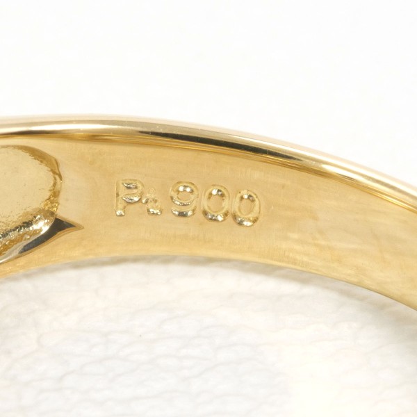 PT900 プラチナ K18YG リング 指輪 12号 ダイヤ 総重量約3.6g ジュエリー 中古 PT900 プラチナ K18YG リング 指輪 12号 ダイヤ 総重量約3.6g ジュエリー 中古