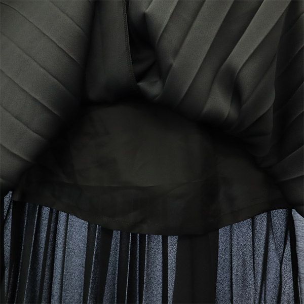 未使用 アンソール 切替 ロング丈 切替 プリーツスカート 36 ブラック ENSORCIVET レディース 未使用 アンソール 切替 ロング丈 切替 プリーツスカート 36 ブラック