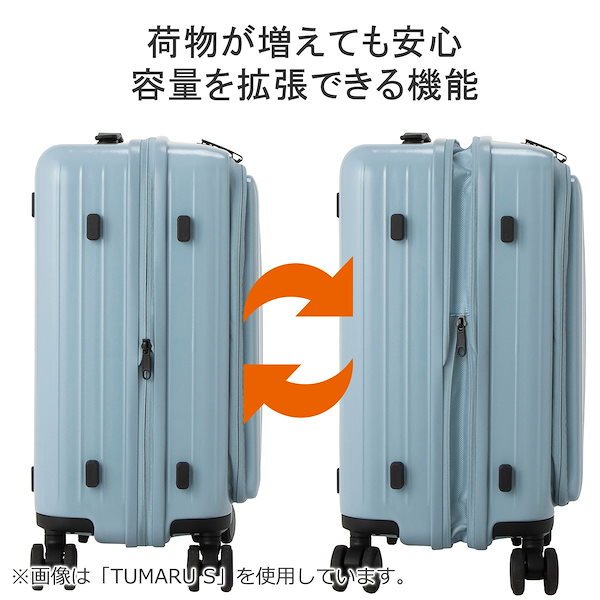 Qoo10] TIeRRAL 1年保証 スーツケース TOMARU 5