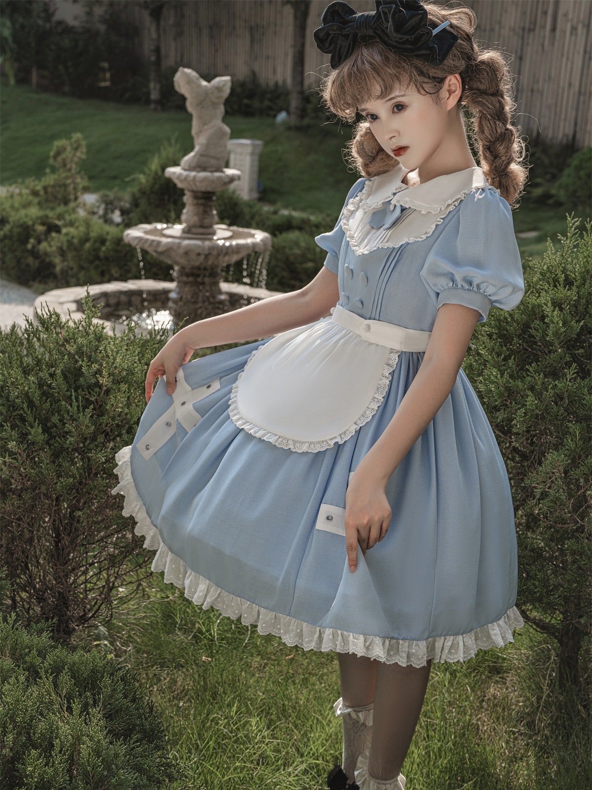 lolita地雷パーカーロリータ ワンピース ゴスロリドレス：クロスバウスイートロリータチャンかわいいリボンドレスプリンセスドレス春秋