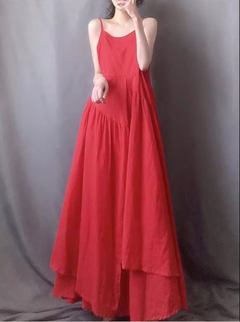 レディース ドレス ワンピース キャミワンピース ロング イレギュラー アシンメトリー 不規則 左右非対称 袖なし ノースリーブ フレア Aライン 切り替えデザイン プルオーバー コットン 綿 レディース ドレス ワンピース キャミワンピース ロング イレギュラー アシンメトリー 不規則 左右非対称 袖なし ノースリーブ フレア Aライン 切り替えデザイン プルオーバー コットン 綿