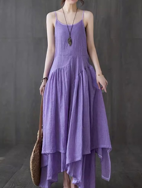 レディース ドレス ワンピース キャミワンピース ロング イレギュラー アシンメトリー 不規則 左右非対称 袖なし ノースリーブ フレア Aライン 切り替えデザイン プルオーバー コットン 綿 レディース ドレス ワンピース キャミワンピース ロング イレギュラー アシンメトリー 不規則 左右非対称 袖なし ノースリーブ フレア Aライン 切り替えデザイン プルオーバー コットン 綿