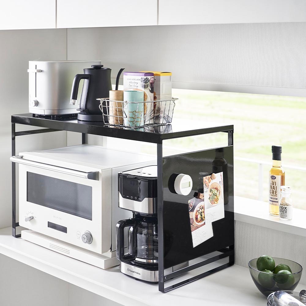 スチールパネル付きレンジラック タワー W75 山崎実業 tower 電子レンジ 収納 おしゃれ レンジ上 キッチン収納 マグネット 家電 メーカー直送品 ymz スチールパネル付きレンジラック タワー W75 山崎実業 tower 電子レンジ 収納 おしゃれ レンジ上 キッチン収納 マグネット 家電 メーカー直送品 ymz