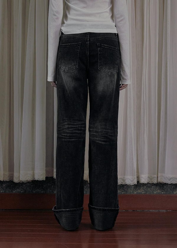 bohemian seoul l logo padding ダウン W) 보헤미안 서울 하이 넥 숏 무스탕 블랙 | Bohemian Seoul | KREAM