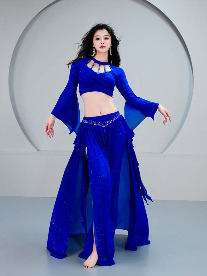 ベリーダンス 衣装 セット ベリー 演出服 スパンコール キラキラ