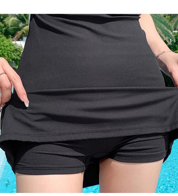 ワンピース水着 服みたいな 水着 2点セット 半袖 チャイナドレス風 ワイヤーなし パッド付 レディース 着瘦せ シンプル セクシー 写真映え 撮影用 海 夏 サマー プール リゾート かわいい 旅行