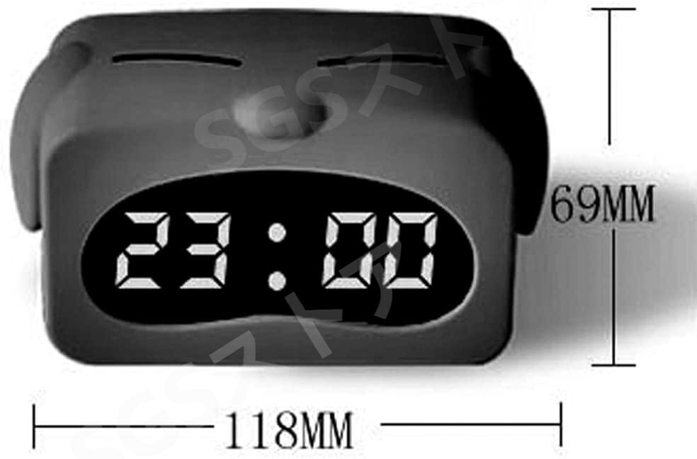 目覚まし時計 ファッションの目覚まし時計LEDクリエイティブな電子光のミュートベッドシンプルな動物の形かわいい2色 目覚まし時計 ファッションの目覚まし時計LEDクリエイティブな電子光のミュートベッドシンプルな動物の形かわいい2色