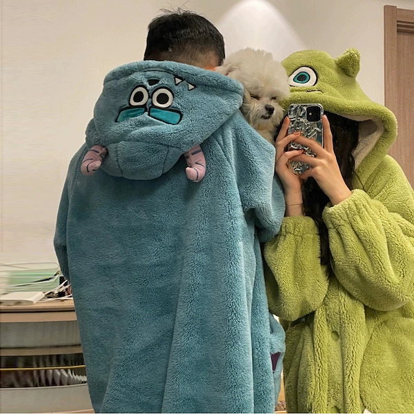Qoo10] 春かわいい 着ぐるみ もこもこ パジャマ