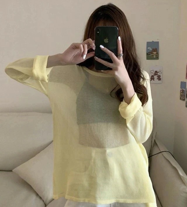 ビーチ カバーアップ ラッシュガード Tシャツ レディース トップス 水着 長袖 プルオーバー 体型カバー ゆったり 大きいサイズ 3L 4L 露出少なめ 日焼け防止 白 黒 夏 海 シースルー シア