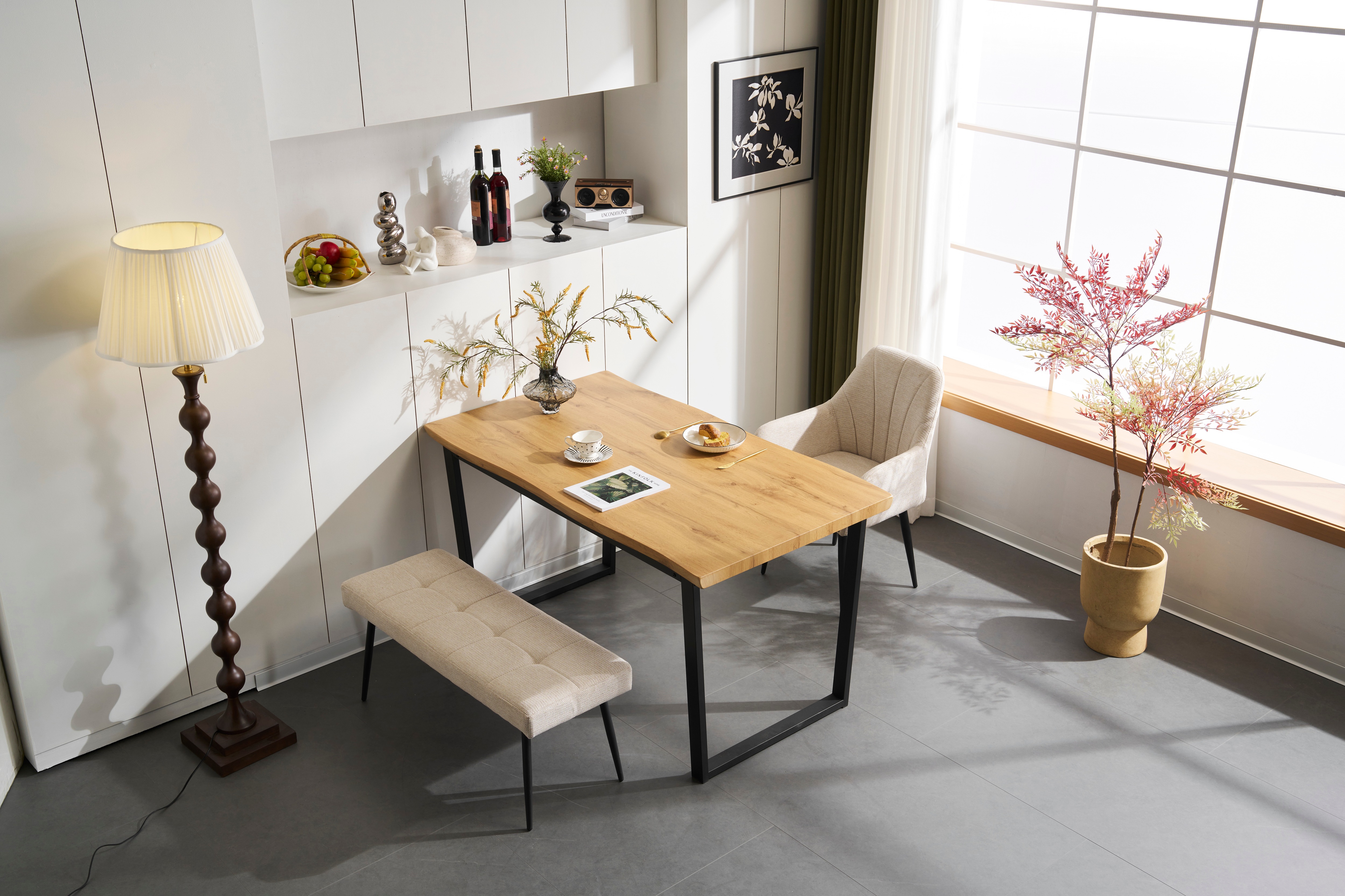 39【set品】ダイニングテーブル 食卓 4人用 2人用 幅140cm おしゃれ 組み立て非常に簡単 ソリッド ハイエンド ヴィンテージ風 モダン 客用 書斎用 シンプル 波の形 椅子2P ベンチ47 39【set品】ダイニングテーブル 食卓 4人用 2人用 幅140cm おしゃれ 組み立て非常に簡単 ソリッド ハイエンド ヴィンテージ風 モダン 客用 書斎用 シンプル 波の形 椅子2P ベンチ47