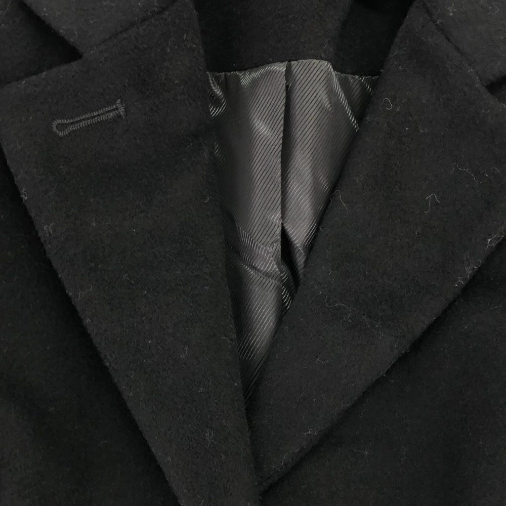 90s Ralph Lauren ウールコート ブラック　L ラルフ・ローレン 80s-90s ブラックコート 緑タグ - メルカリ