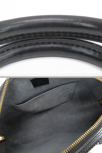 超美品ルイヴィトンエピジャスミンミニボストンバッグハンドバッグボーリングバッグブラックM52082