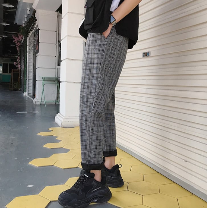 ボトムス パンツ ズボン テーパードパンツ ジョガーパンツ フルレングス 綿 かわいい カジュアル おしゃれ お洒落 レトロ チェック柄 春 夏 秋 冬 オールシーズン シーズンレス 10代 20代 ボトムス パンツ ズボン テーパードパンツ ジョガーパンツ フルレングス 綿 かわいい カジュアル おしゃれ お洒落 レトロ チェック柄 春 夏 秋 冬 オールシーズン シーズンレス 10代 20代