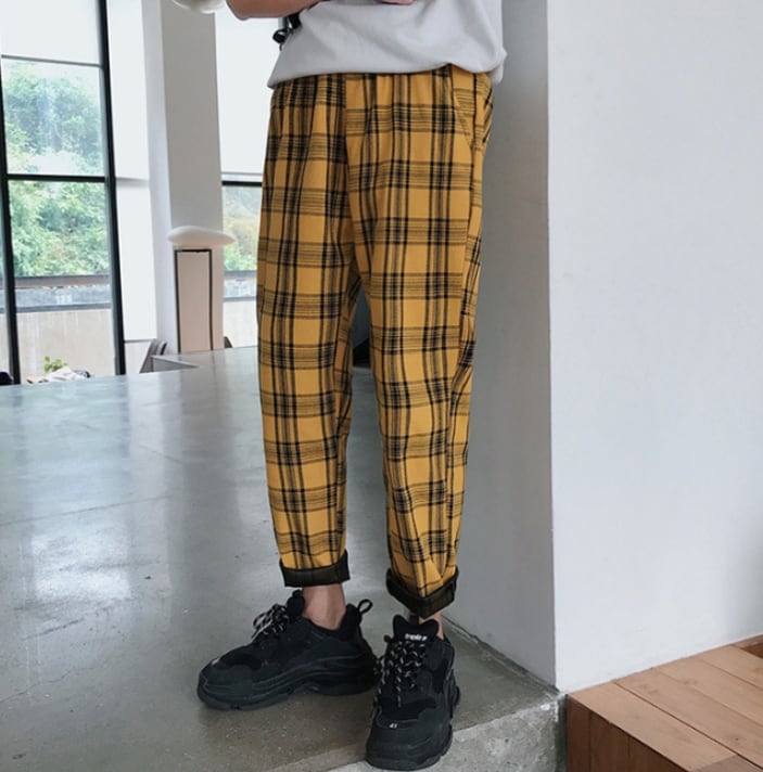 ボトムス パンツ ズボン テーパードパンツ ジョガーパンツ フルレングス 綿 かわいい カジュアル おしゃれ お洒落 レトロ チェック柄 春 夏 秋 冬 オールシーズン シーズンレス 10代 20代 ボトムス パンツ ズボン テーパードパンツ ジョガーパンツ フルレングス 綿 かわいい カジュアル おしゃれ お洒落 レトロ チェック柄 春 夏 秋 冬 オールシーズン シーズンレス 10代 20代