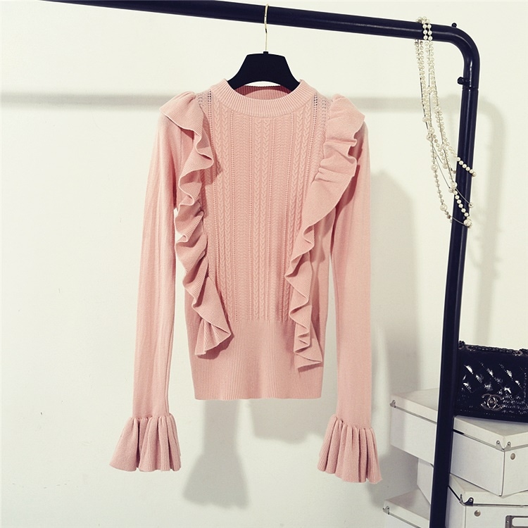 ラウンドネックプルオーバーニット 0010 ラウンドネックプルオーバーニット 0010