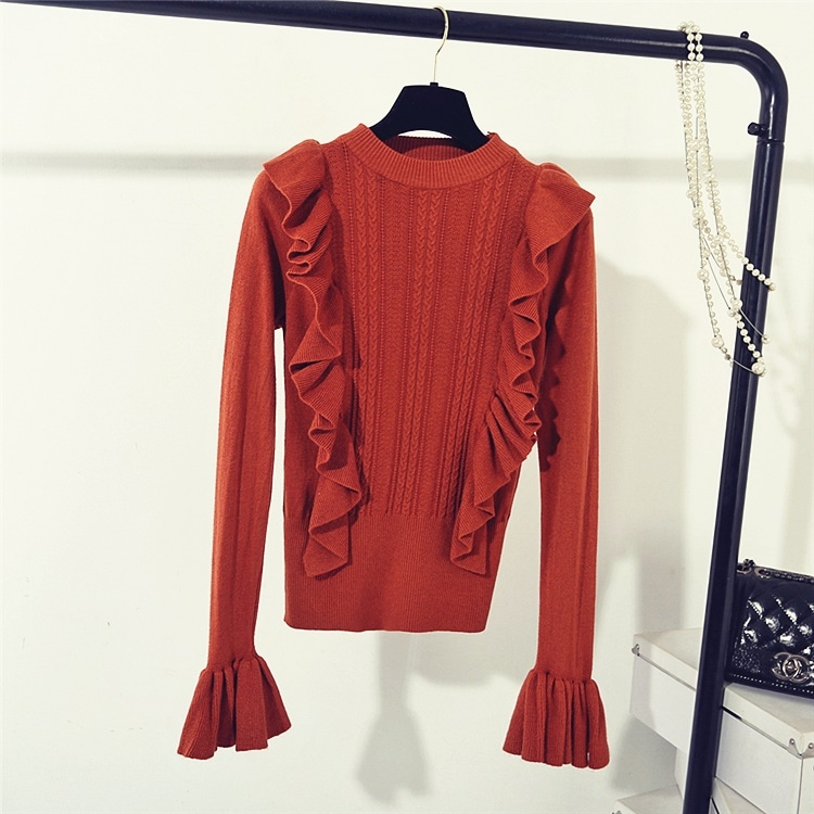 ラウンドネックプルオーバーニット 0010 ラウンドネックプルオーバーニット 0010