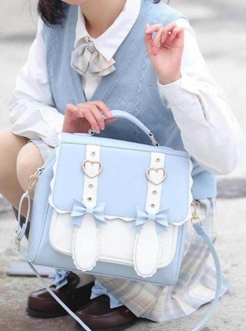 うさ耳リボンハートリングバッグ【3WAY】