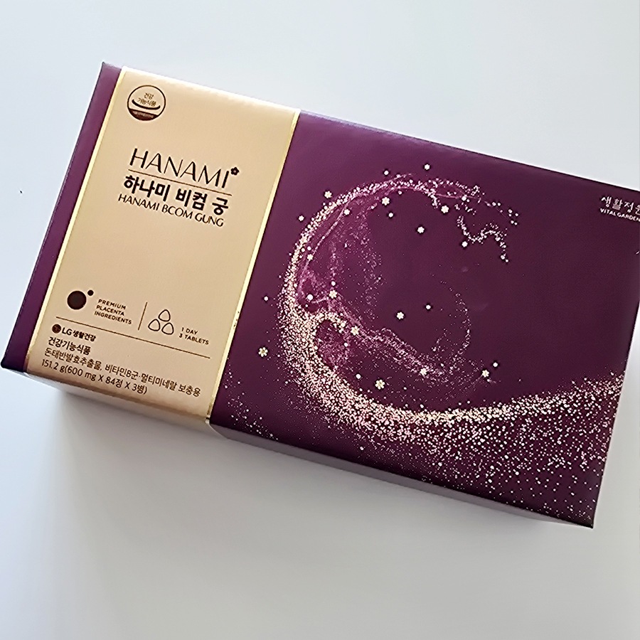 はなみビコム宮 (600mg x 84錠 x 3本 (12週間分)) /女性向け 健康補助食品/エイジングケアサプリ/HANAMI BCOM