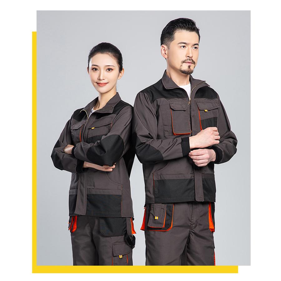 作業着 作業服 上下セット ジャンパー カーゴパンツ アウトドアウェア バイク 自転車 DIY 草刈り 庭 畑 仕事 ガーデニング 掃除 工場 土木 工事 男女兼用