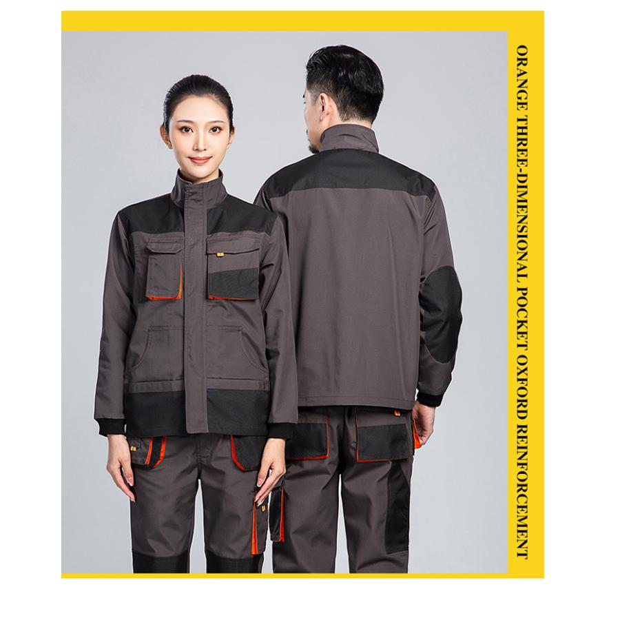 作業着 作業服 上下セット ジャンパー カーゴパンツ アウトドアウェア バイク 自転車 DIY 草刈り 庭 畑 仕事 ガーデニング 掃除 工場 土木 工事 男女兼用