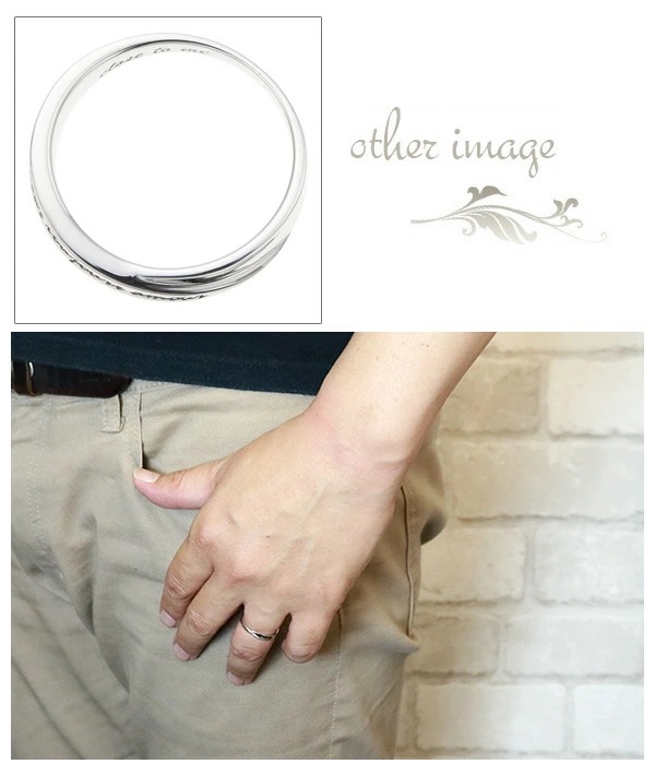 メンズリング シルバー925製 ブラック メッセージ刻印 永遠の愛を シンプル カジュアル シルバー メンズリング シルバー925製 ブラック メッセージ刻印 永遠の愛を シンプル カジュアル シルバー