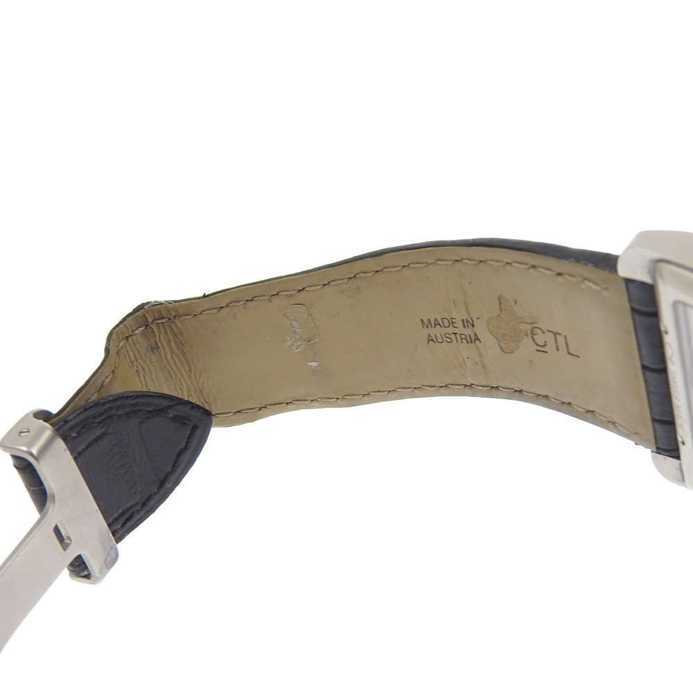 タンクMC cal.1904-PS W5330004 腕時計 ステンレススチール クロコダイル 自動巻き スモールセコンド メンズ 黒文字盤 中古品 タンクMC cal.1904-PS W5330004 腕時計 ステンレススチール クロコダイル 自動巻き スモールセコンド メンズ 黒文字盤 中古品