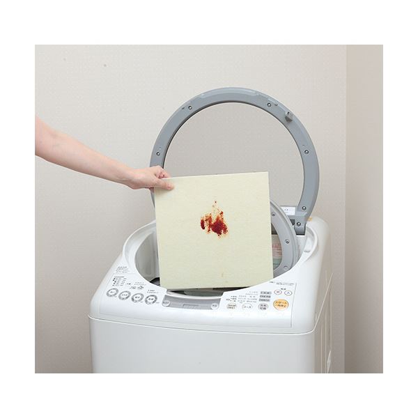 （まとめ） サンコーおくだけ吸着 バリアフリータイルマット 2色組 ライトグリーン／アイボリー KH-19 1パック（8枚） [x3セット]