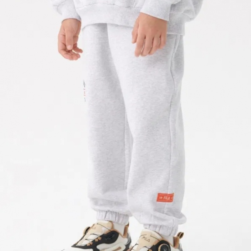 (フィラキッズ) バーシティ起毛ジョガー (FK2FPF4203X_WTM)